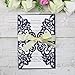 ponatia 25PCS 5.12 x 7.1 '' Laser Cut Wedding Invitations Cards with Envelopes for Wedding Bridal Shower Engagement Birthday Invite (Navy Blue)