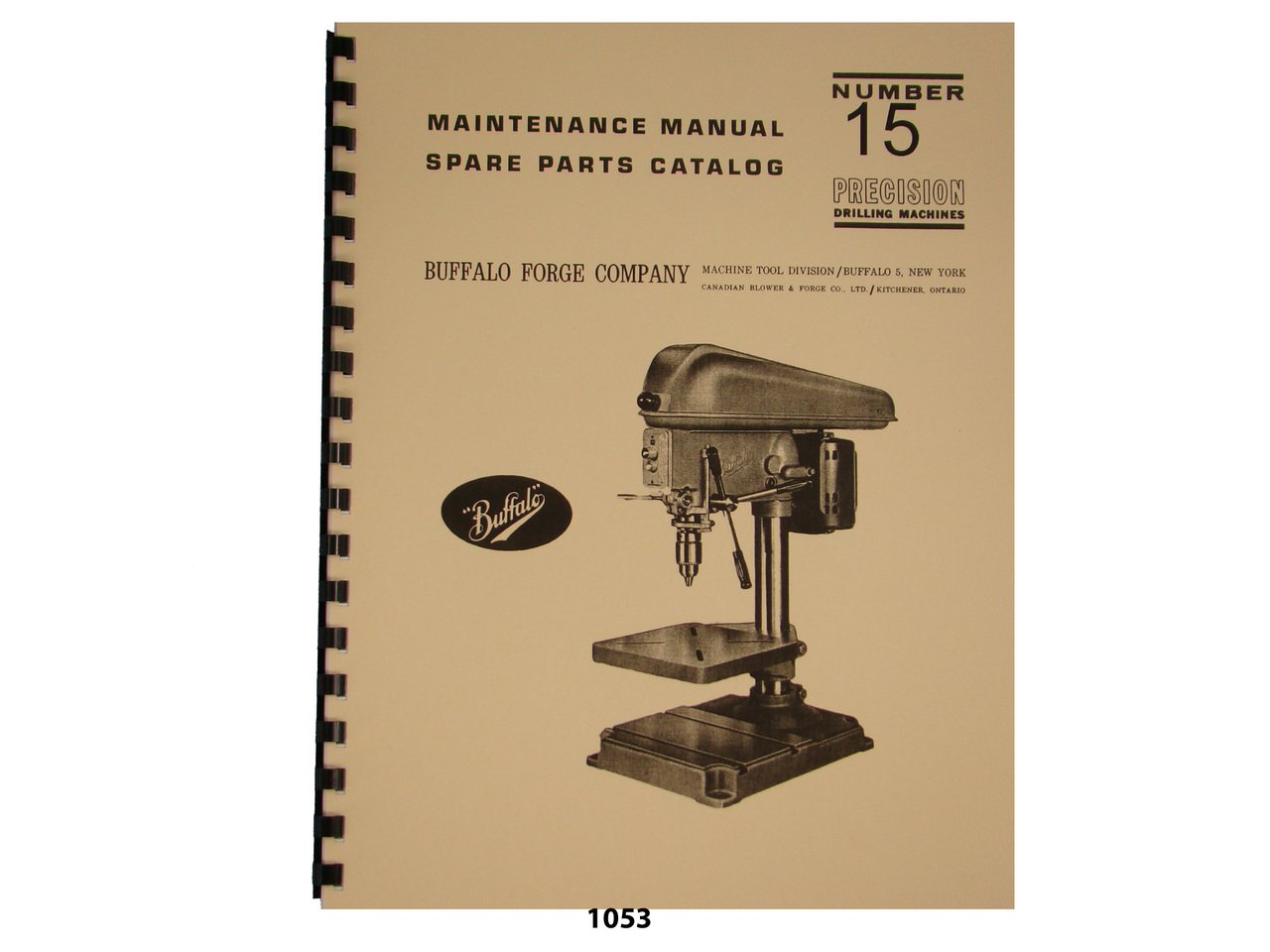 Buffalo Forge No.15 Drill Press 