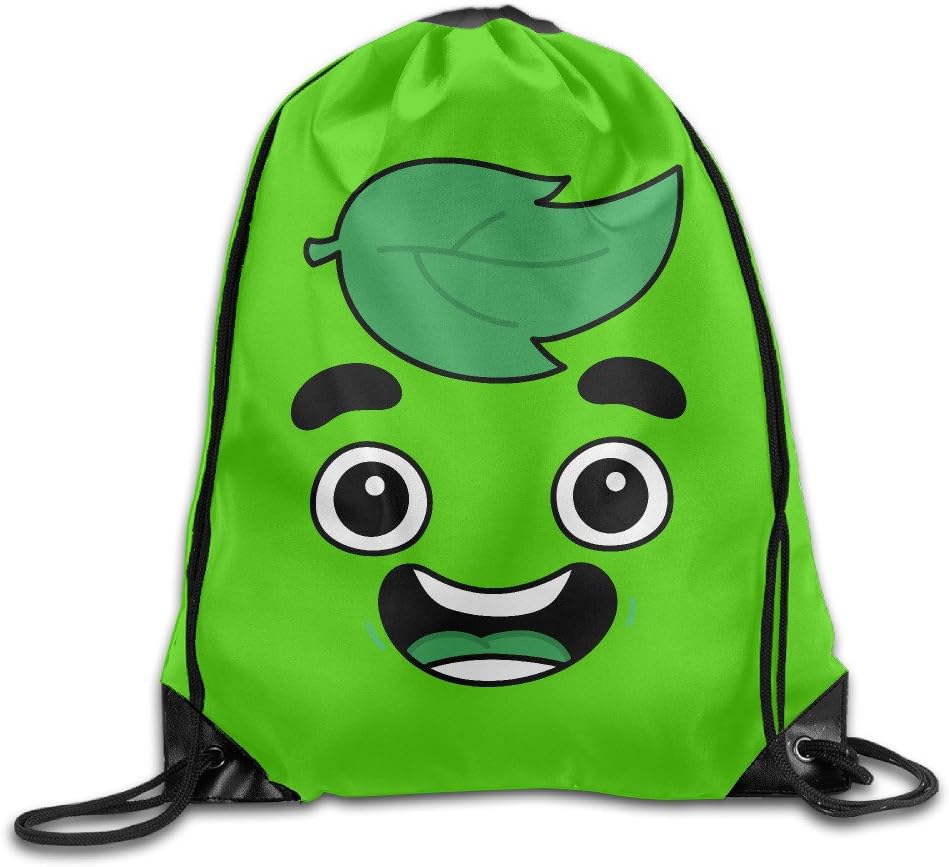 SonwAndIce Guava Juice Face Sackpack Training Gymsack Drawstring Bag Drawstring Backpack Sport Bag Travel Bag Pouch Portable Backpack Rucksack Bagsack 16.9" X 14.2" Durable 210 D Polyester
