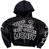 Tinalele Y2K Graphic Zip Up Hoodie Streetwear Oversized Pullover Sweatshirt Grunge Gothic Vintage Patchwork Letters Jacket