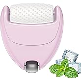 Lanieney Ice Roller for Face and Eyes, 2-in-1 Facial Ice Face Roller with Cap to Depuff, Skin Care Tools for Women Men, Pink