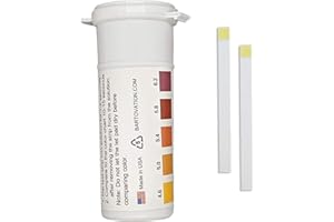 pH Test Strips for Beer Making, Homebrew, Acidity, 4.6 to 6.2 pH [Vial of 100 Strips]