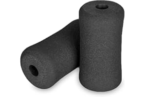 OTFAITP Sponge Foam Foot Pad Roller Pair, Used for Replacing Gym Exercise Equipment, Suitable for 1-inch Rod (Foam 6.3" X 3.07" Od X 0.87" Id)