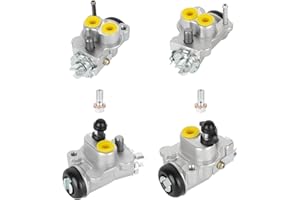 ISEYEC Front Left or Right Brake Wheel Cylinders All 4 Kit for Honda TRX350 Fourtrax Rancher 350/TRX300 Fourtrax 300, Replace for 45330-HC5-006 45310-HC5-006 45370-HC5-971 45350-HC5-971