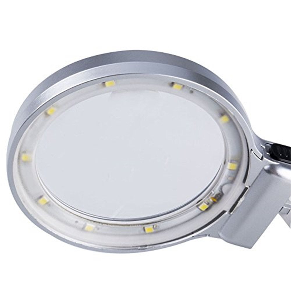 Glam Hobby LED Light Helping Hands Magnifier Station 3X 4.5X USB Lighted Hands Free Magnifying Glam Hobby LED Light Helping Hands Magnifier Station 3X 4.5X USB Lighted Hands Free Magnifying