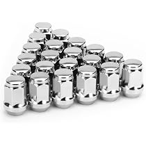thumbnail image 2 of 20 Coyote Chrome Tuner Spline Lug Nuts, 12x1.5 Small Diameter Acorn, 60 Degree Cone Seat, With 1 Key 2 of 3