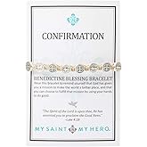 My Saint My Hero Confirmation Blessing Bracelet – A Meaningful Symbol of Faith, Strength & Divine Mission - Handwoven with Medals Hand-Cast at Sacred Site in Italy