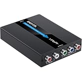 EASYCEL HDMI to Component Converter with Scaler Function, Aluminum 1080P HDMI to YPbPr Converter