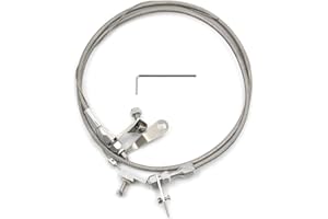 WNSEU Stainless Braided Transmission Detent Kickdown Trans Wiring Kit For FORD C6 C-6 Transmission Kick Down Cable Kit