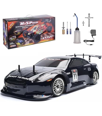 Amazon.com: GTBRacing 1:10 RC Car HPI RS4-3 Steel Refit