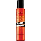 Redken Spray Smooth Anti Frizz Hair Spray - Frizz Control and Heat Protection, With Citric Acid, Paraben, Sulfate & Silicone-Free