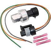 OSKYUO A/C Refrigerant Pressure Switch Pigtail for Chevy Buick GMC Cadillac | 13587668 1551343 A/C Pressure Sensor LaCrosse Camaro Cruze Impala Silverado Suburban Savana Hummer Oldsmobile Pontiac Saturn