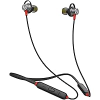 Infinity (JBL) Glide 120 Metal in-Ear Wireless Flex Neckband with Bluetooth 5.0 and IPX5 Sweatproof (Black and Red)