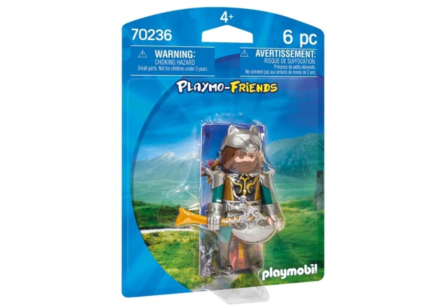 Playmobil 70236 PlayMO-Friends Wolf Warrior, Fun Imaginative Role-Play, PlaySets Suitable for Children Ages 4+