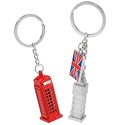 Juvale 6-Pack London Keychain Souvenir Gifts