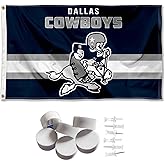 Dallas Cowboys Throwback Retro Vintage Banner and Tapestry Wall Tack Pads