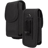 Flip Phone Case,Oxford Cloth Elastic Wallet Loop Phone Case | Pouch Holster Design with Belt Clip Case for Alcatel Go Flip V, MyFlip, TCL Flip 4/3, Blu Cingular Flex 2,Nokia 2760 2780