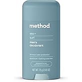 Method Deodorant, Sea + Surf, 2.65 oz, 24 Hour Odor Protection, 2.65 oz