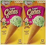 Keebler 12-Count SUGAR CONES 4oz (2 Pack)
