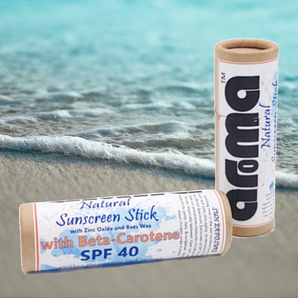 Our Aroma Original Sunscreen Face Stick, Broad Spectrum SPF 40 0.5 Oz