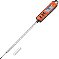 ThermoPro TP01A Instant Read Meat Thermometer with 5.35 Inch Long Temperature Probe for Grilling BBQ Smoker Cooking Oil Candy