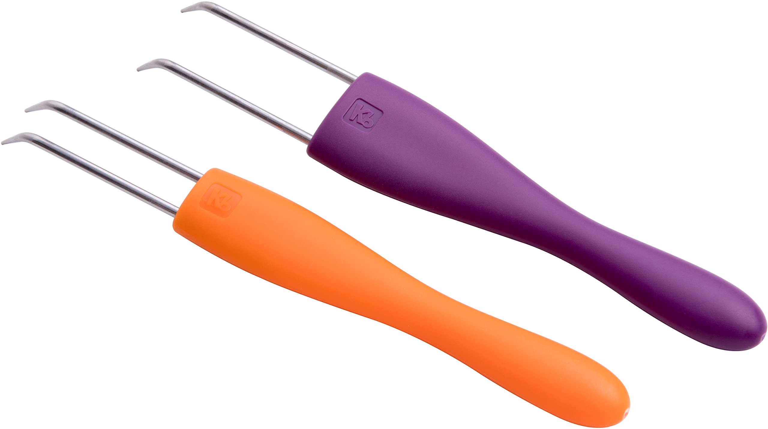 Authentic Knitting Board Loom Double Hooks, Metal, KB4599, 2pc