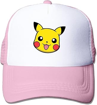 Amazon Co Jp ファッションの頭部ピカチュウのポケモンメッシュハットの野球帽 スポーツ アウトドア