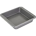 KitchenAid 9in Nonstick Aluminized Steel Square Cake Pan, Contour Silver