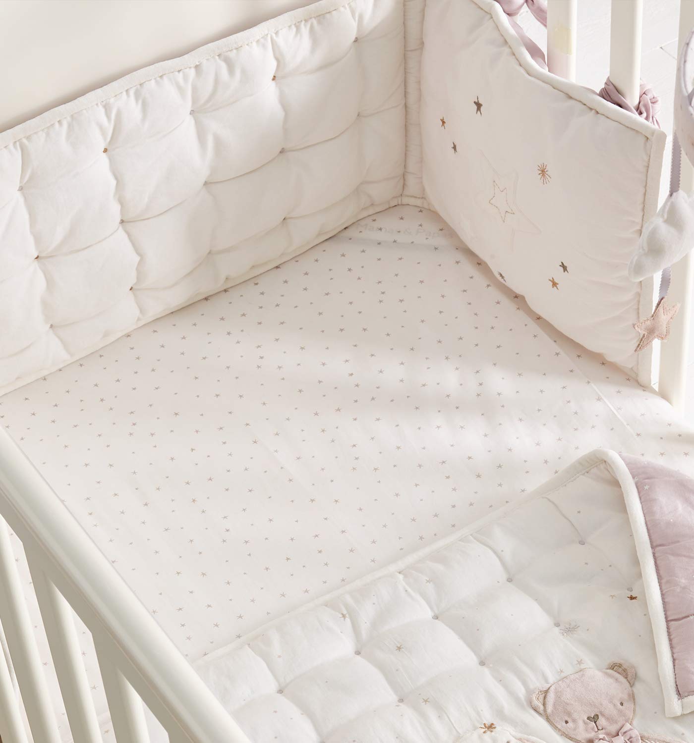 mamas and papas cot bed bedding