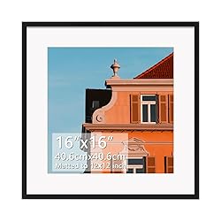 Rempry 16x16 Picture Frame, Display Pictures 12x12
