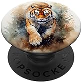 Tiger Watercolor PopSockets Adhesive PopGrip