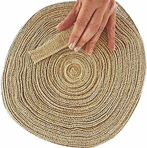 1.5 Inch Burlap Ribbon by the Roll. 50 Yards Jute Spool by Drency Ribbons