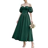 Scarlet Darkness Women Off Shoulder Corset Dress Sweetheart Fishboned Puff Sleeve Renaissance Dress
