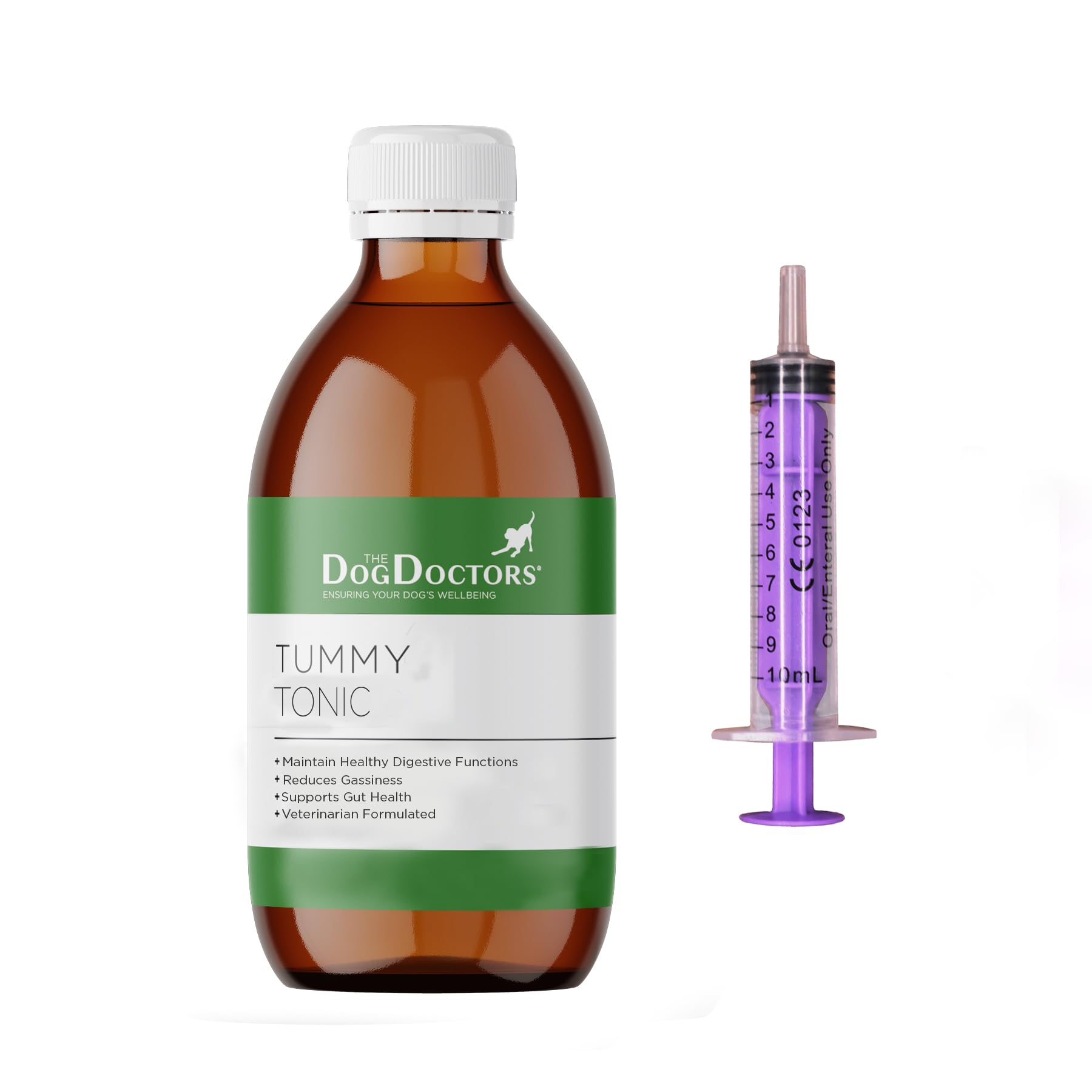 The Dog Doctors Tummy Tonic - Digestive Support Supplement -Supports & Maintains Healthy Digestive Functions - Suitable For All Breeds & Sizes.