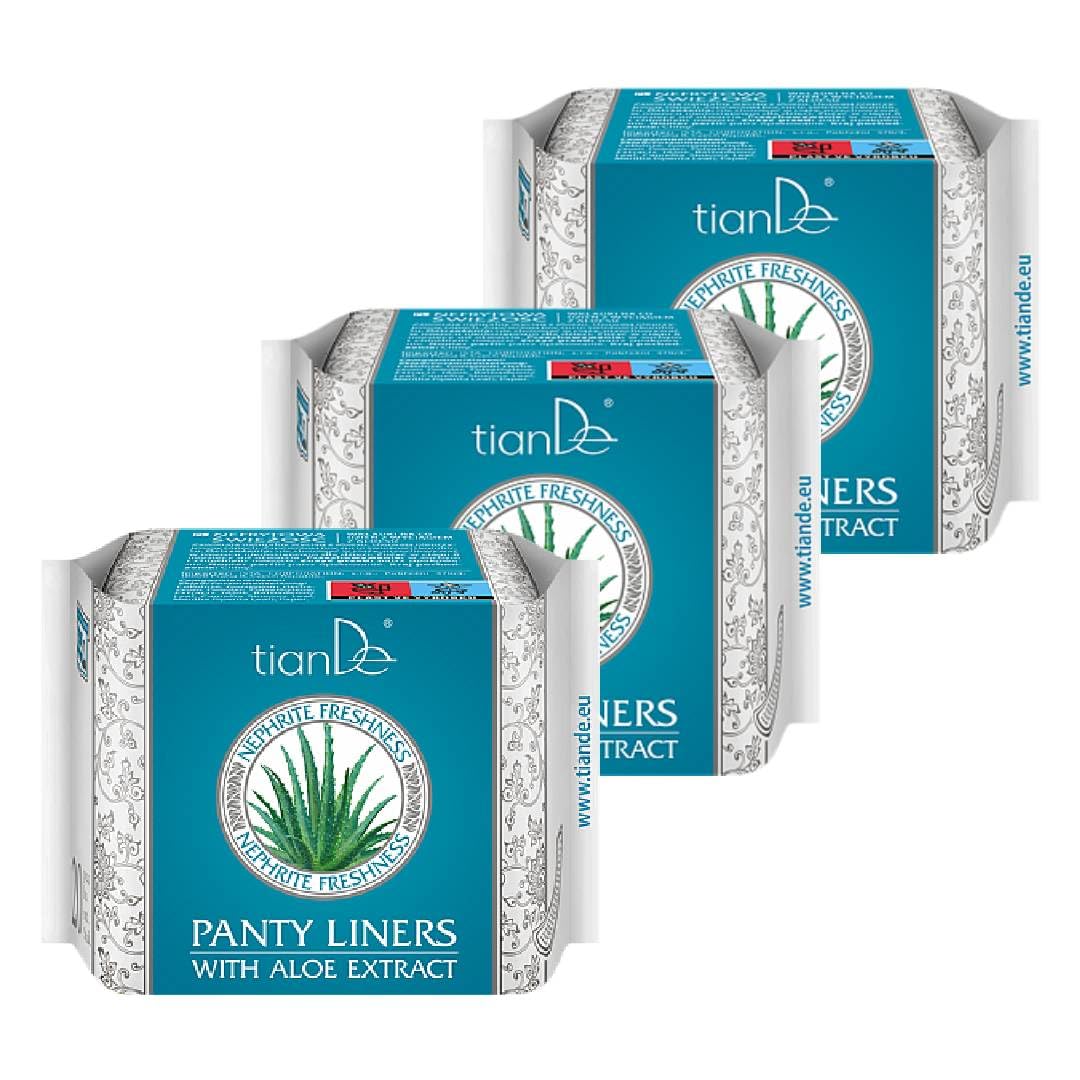 Daily Woman Pads with Aloe Extract Jade Freshness, Tiande 61911, Big Pack - 3x20 Units