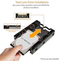 ICY DOCK Dual Tool-Less Dual 2.5 to 3.5 HDD Drive