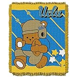 NCAA UCLA Bruins Fullback Woven Jacquard Baby Throw Blanket, 36x46-Inch