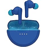 Belkin SoundForm Nano 2 Bluetooth Earbuds for Kids with Built-in Microphone, 28H Battery Life, Safe 85dB Volume, IPX5 Water Resistance - Kids Bluetooth Earbuds for iPhone, iPad, Galaxy, & More - Blue