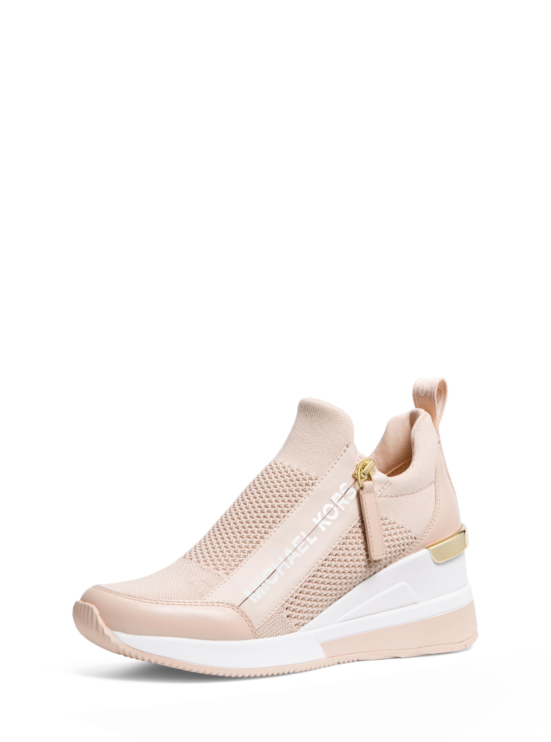 Michael Kors Women’s Willis Wedge Trainer, Soft Pink, 7.5
