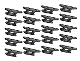 SEAFLO 6" Boat Cleat Black Nylon Dock Cleat Kayak
