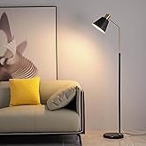 Dimmable Black Vintage Floor Lamps for Living Room Sofa Corner Bedroom Bedside Office,Unique Adjustable Standing Tall Reading