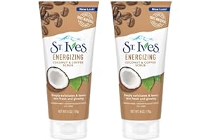 CARTER'S St. Ives Rise & Energize Coconut & Coffee Scrub, 6 oz (Pack of 2)