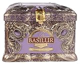 Basilur Gourmet Gift Tea Tin Box 100% Pure Ceylon Black Leaf Tea Natural Kiwi Charoite 100 G