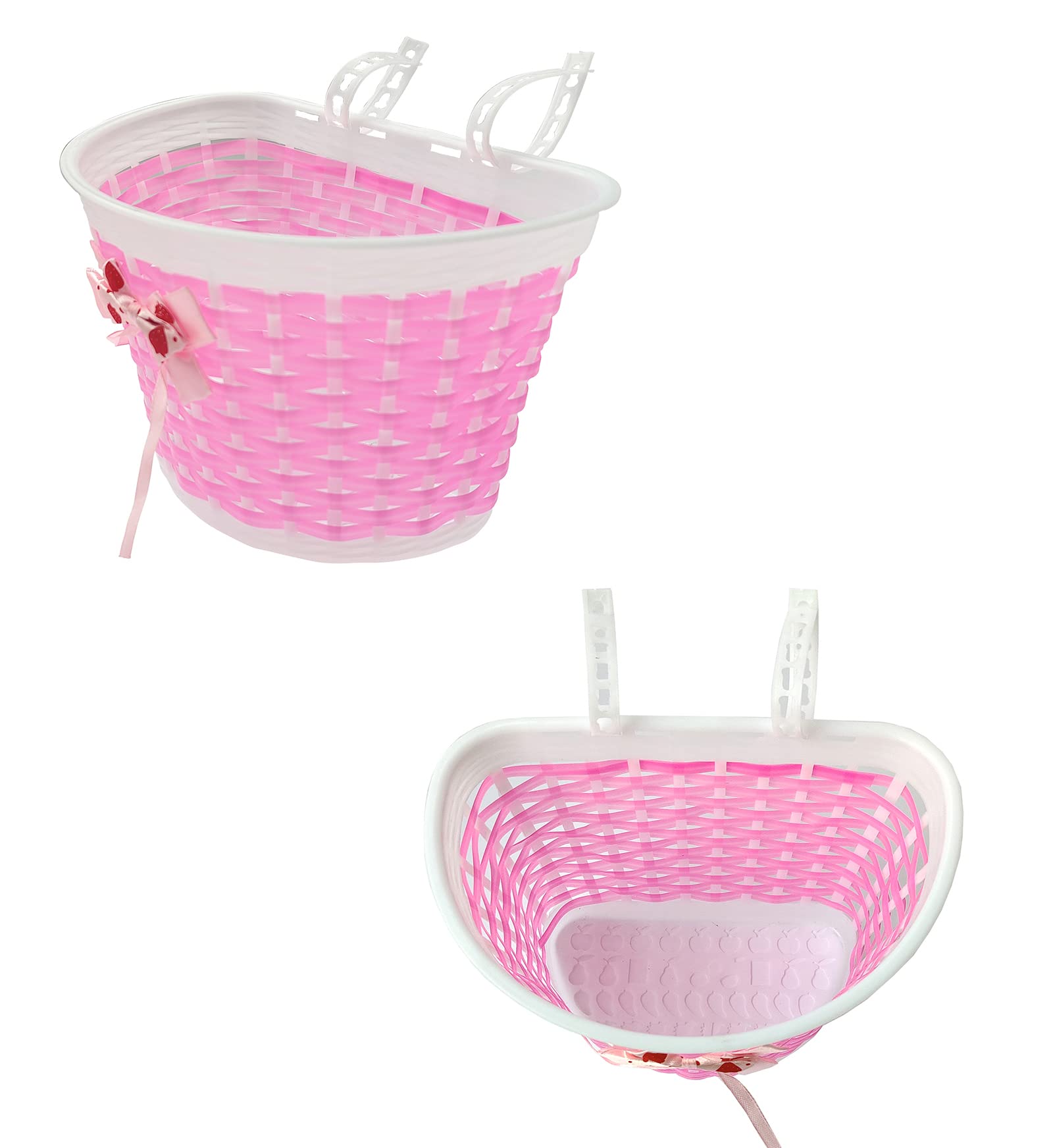 Kids Bike Decorations Accessories,Bicycle Scooter Basket, Children Bicycle Bell,Bike Handle Streamers and Stickers, Bike Star Spoke Decoration Set for Girls Boys