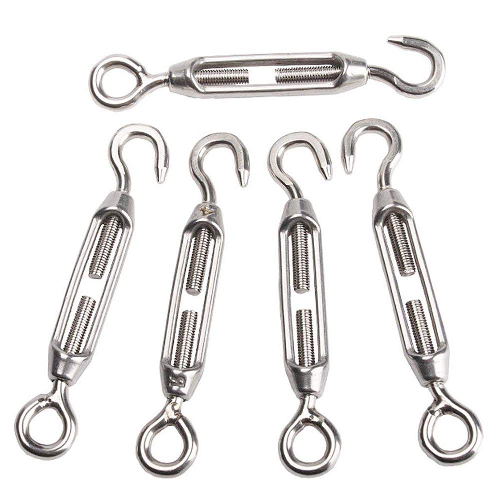 304 Edelstahl Schwenkbügel M4 - 4 Stück Doppelendige Ösen Haken Für Aufhängen & Verbinden