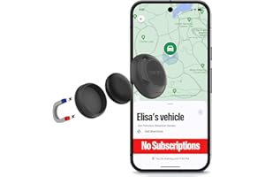 NOVZIX Magnetic Hidden GPS Tracker for Vehicles – Android Only, Long Battery Life, No Subscription, Car Tracker Device Hidden (Android Tracker)
