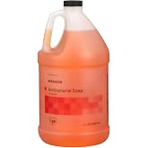 McKesson Antibacterial Liquid Hand Soap, Refill, Clean Scent, 1 gal, 1 ct | Antibacterial Soap,Light Orange,Not Made with Natural Rubber Latex