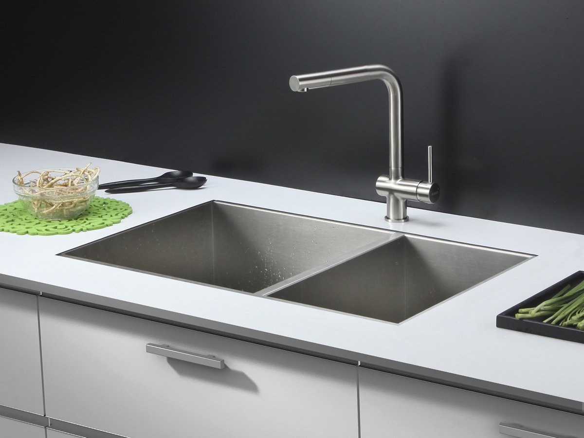 Ruvati Rvc2615 Stainless Steel Kitchen Sink And Stainless Steel