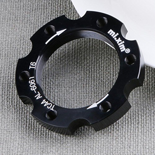 Domybest Bike Bicycle Freewheel Threaded Hubs Disk Disc Brake Rotor Flange Adapter