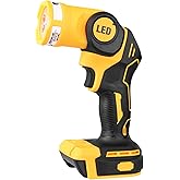 OTYTY Cordless LED Work Light, Compatible with DeWalt 20V Max Battery, 20W 1000LM Rechargeable Flashlight Portable Flood Ligh